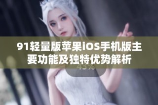 91轻量版苹果iOS手机版主要功能及独特优势解析