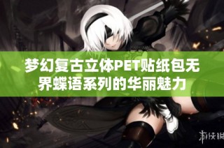 梦幻复古立体PET贴纸包无界蝶语系列的华丽魅力