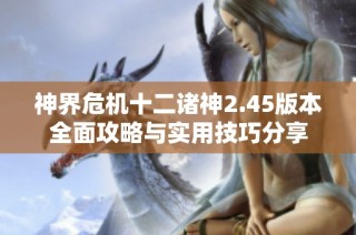 神界危机十二诸神2.45版本全面攻略与实用技巧分享