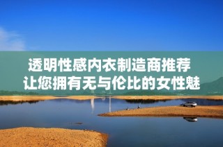透明性感内衣制造商推荐 让您拥有无与伦比的女性魅力
