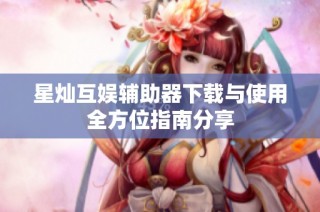 星灿互娱辅助器下载与使用全方位指南分享
