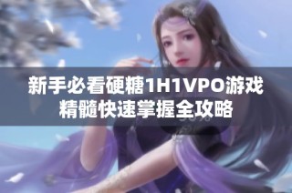 新手必看硬糖1H1VPO游戏精髓快速掌握全攻略