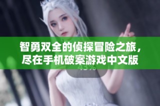 智勇双全的侦探冒险之旅，尽在手机破案游戏中文版