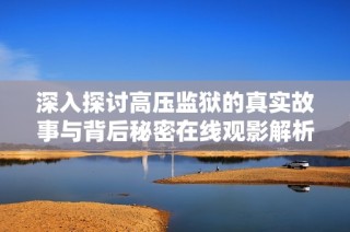 深入探讨高压监狱的真实故事与背后秘密在线观影解析
