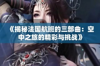 《揭秘法国航班的三部曲：空中之旅的精彩与挑战》