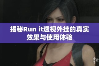 揭秘Run it透视外挂的真实效果与使用体验
