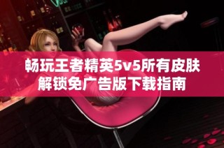 畅玩王者精英5v5所有皮肤解锁免广告版下载指南