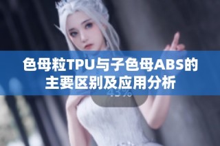 色母粒TPU与子色母ABS的主要区别及应用分析