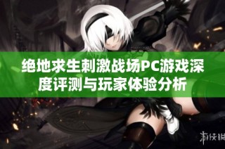 绝地求生刺激战场PC游戏深度评测与玩家体验分析