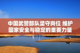 中国武警部队坚守岗位 维护国家安全与稳定的重要力量