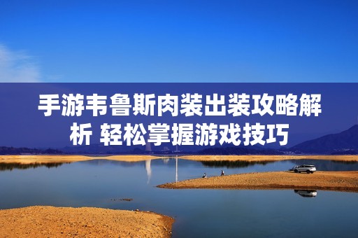 手游韦鲁斯肉装出装攻略解析 轻松掌握游戏技巧