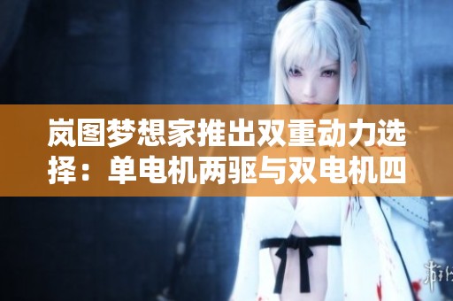 岚图梦想家推出双重动力选择：单电机两驱与双电机四驱配置解析
