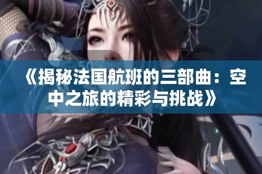 《揭秘法国航班的三部曲：空中之旅的精彩与挑战》