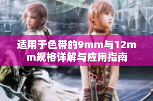 适用于色带的9mm与12mm规格详解与应用指南