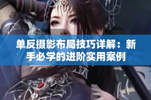 单反摄影布局技巧详解：新手必学的进阶实用案例