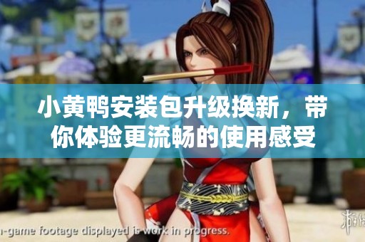 小黄鸭安装包升级换新，带你体验更流畅的使用感受