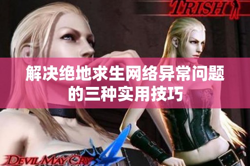 解决绝地求生网络异常问题的三种实用技巧